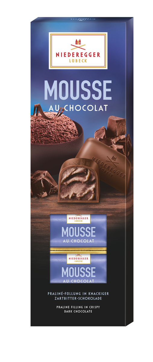 Pralinen Klassiker Mousse au Chocolate, aus Zartbitter-Schokolade 64%, 100 g Packung