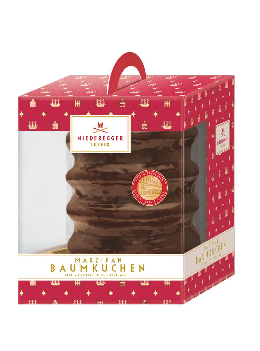 Baumkuchen Zartbitter-Schokolade, 300 g Nettogewicht, sichtbares Hauptbild des Produkts