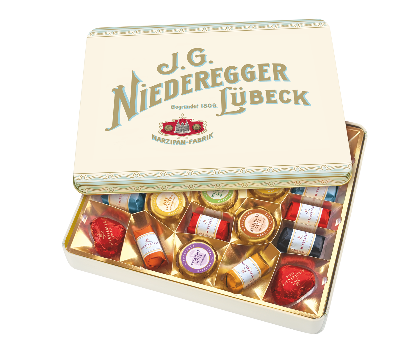 Nostalgiedose: Schokoladenmischung mit Zartbitter- und Vollmilchschokolade, 298 g