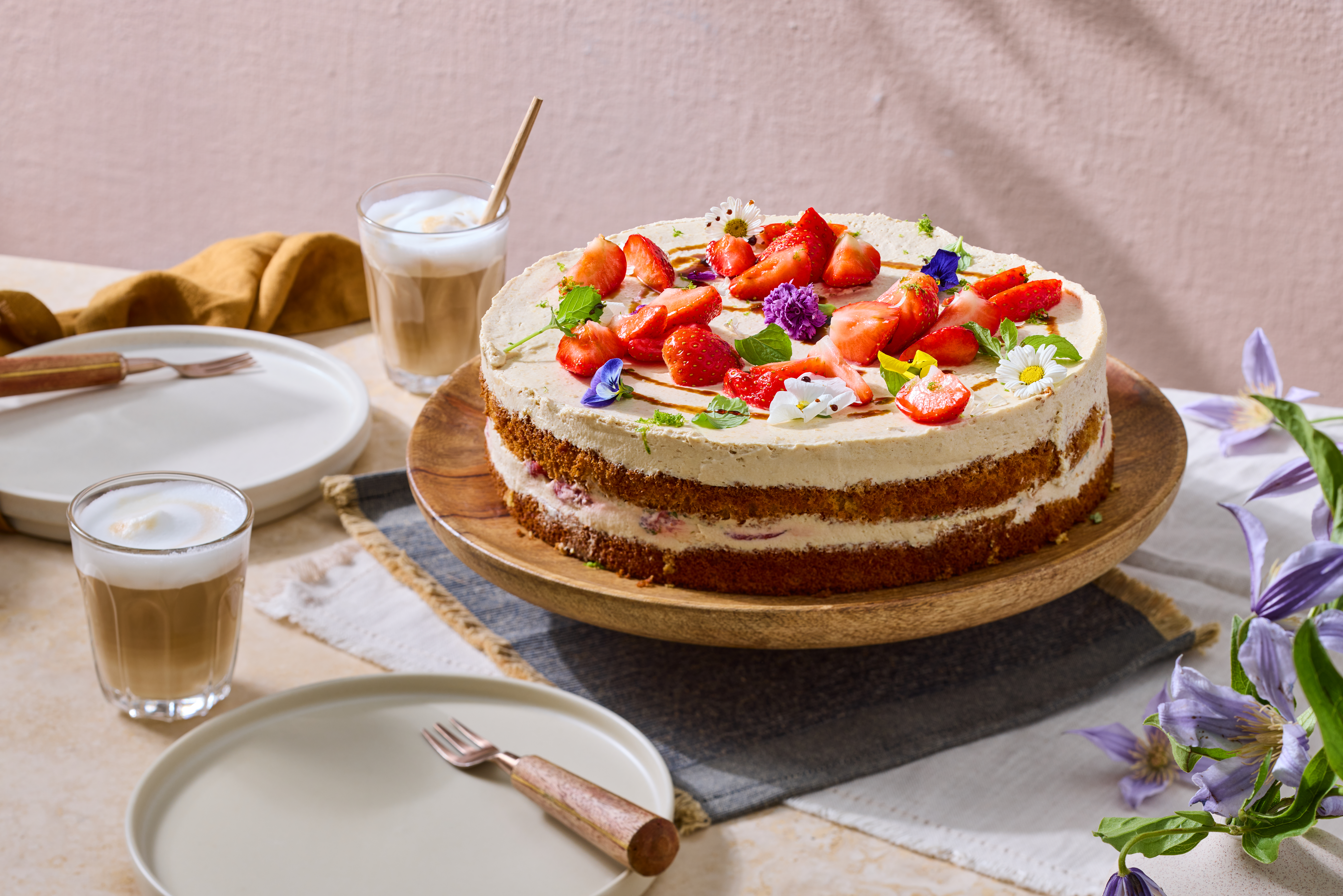 Erdbeer-Joghurt-Torte