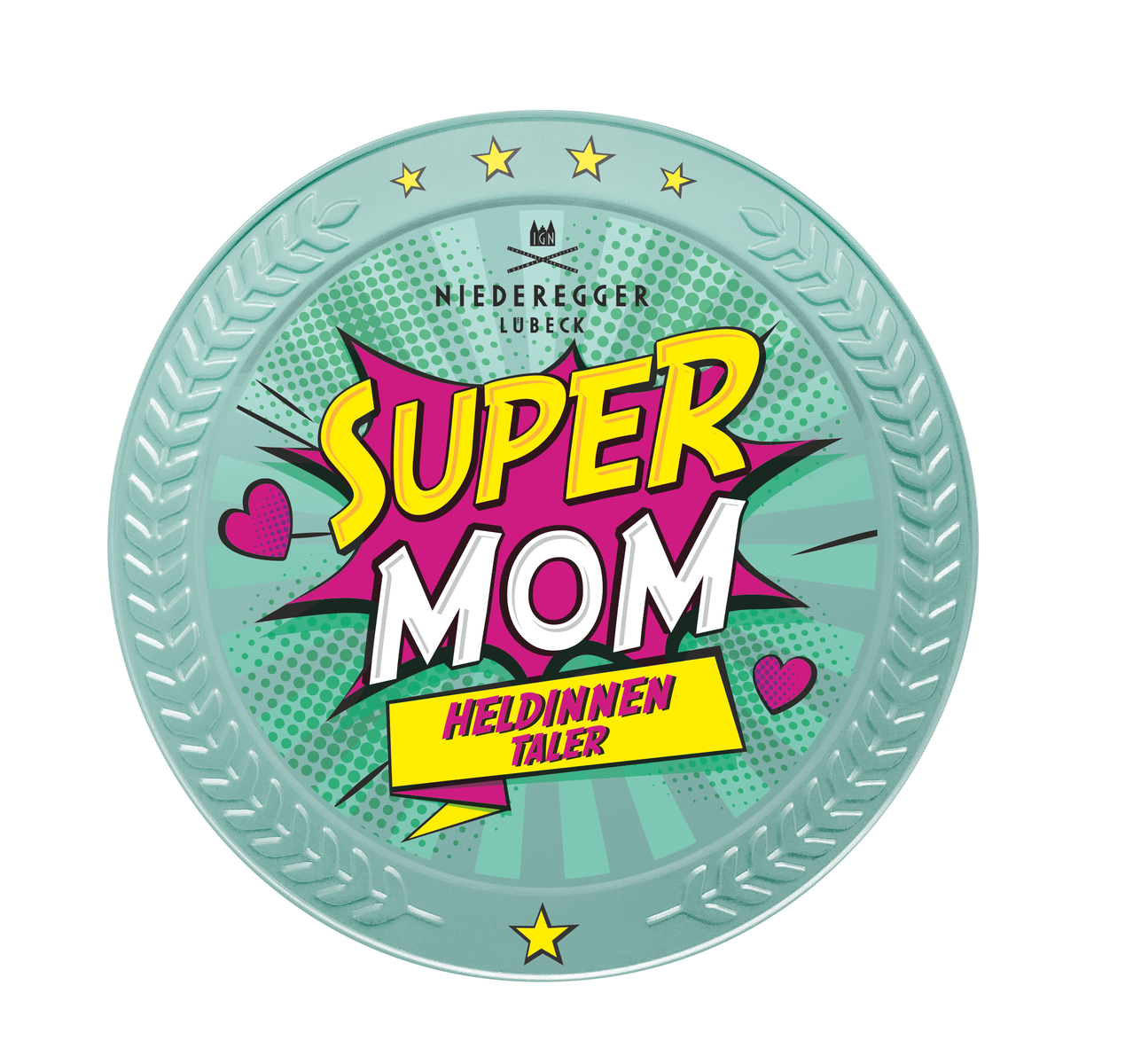 Marzipan Torte Super Mom Dose, 185 g, Mandelanteil 45 %, Zartbitter-Schokolade 21 %