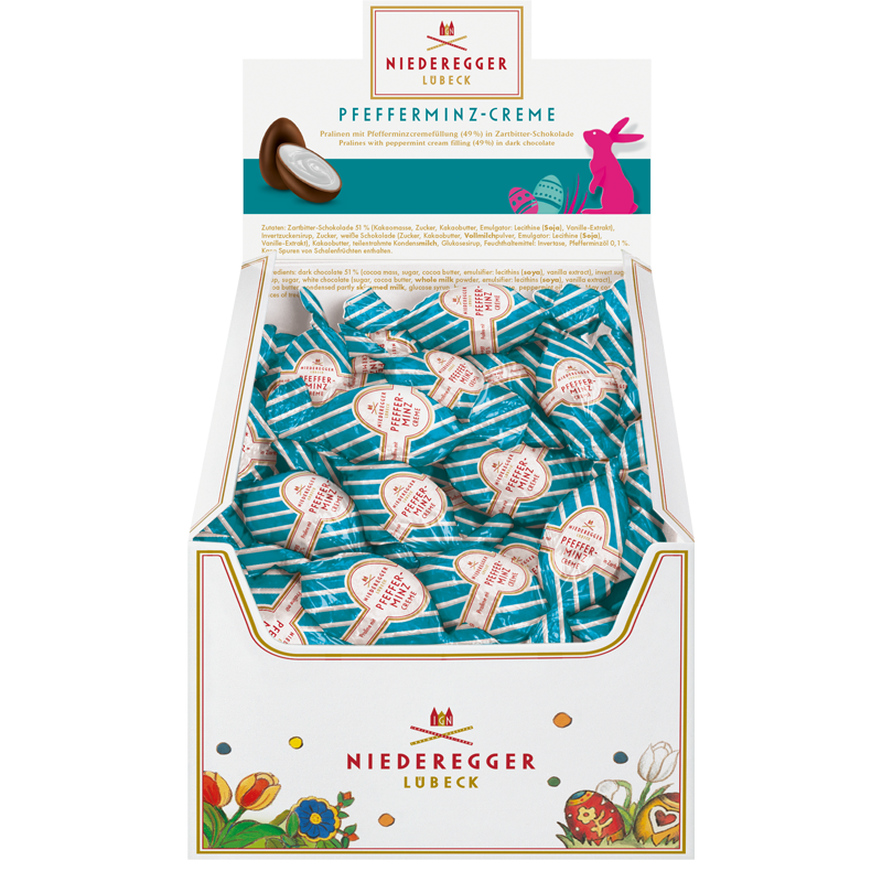 Pralinen Eier Pfefferminz