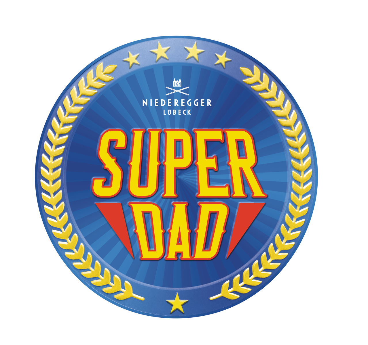 Marzipan Torte Super Dad in Dose, 185 g, Mandelanteil 45% und Zartbitter-Schokolade 21%