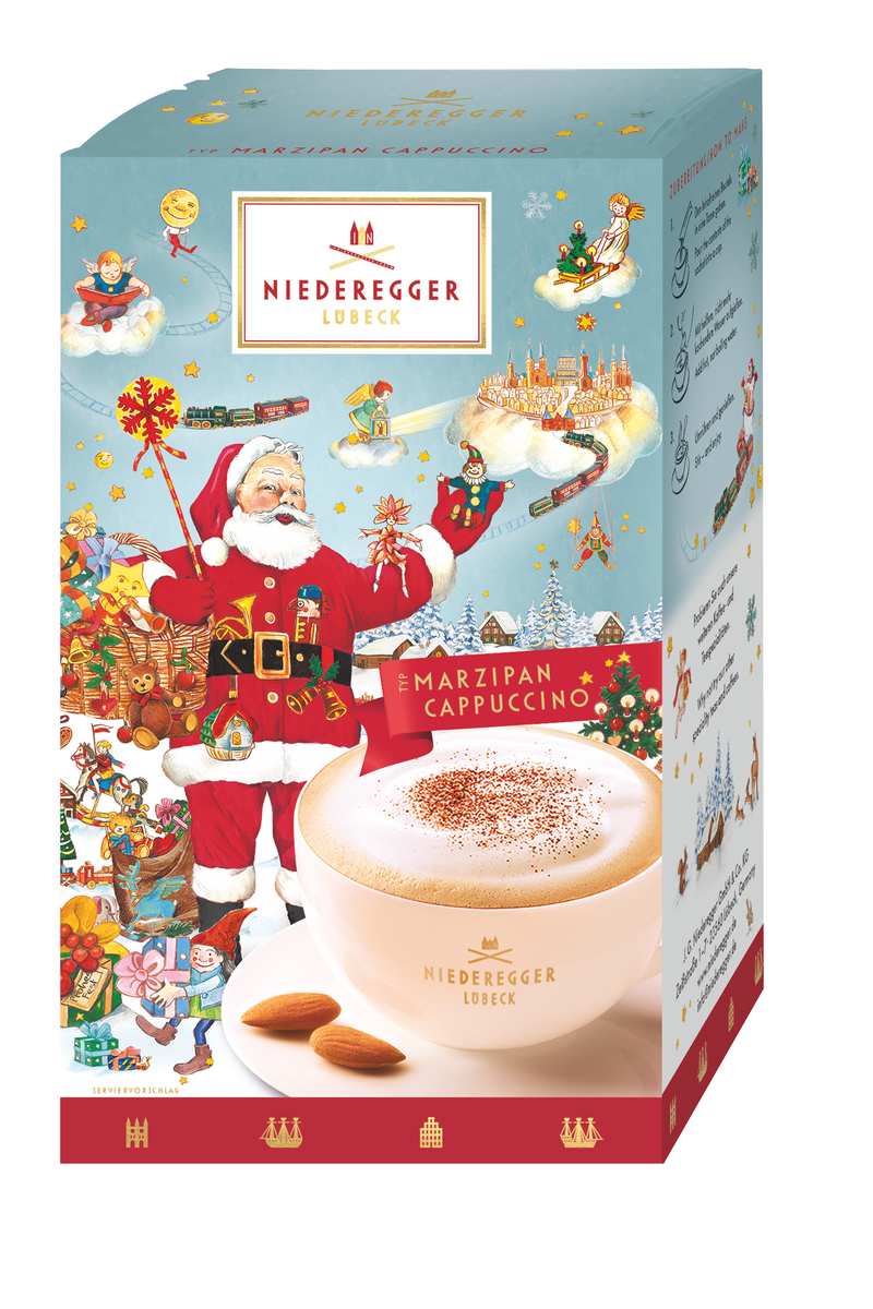 Marzipan Cappuccino Grasso Weihnachten, Marzipan-Snack mit Cappuccino-Geschmack, 220 g