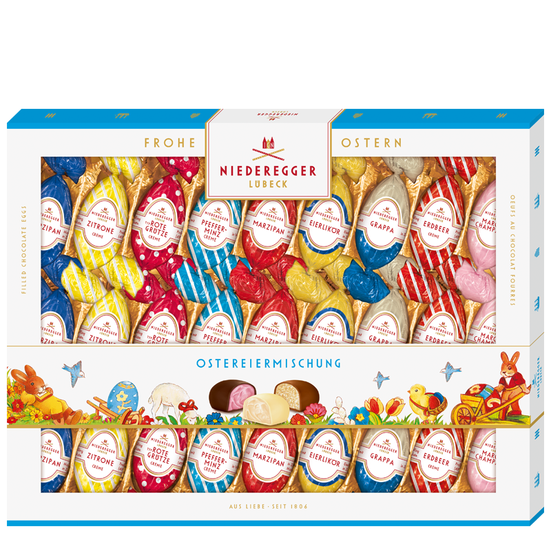 Ostereiermischung 9-fach sortiert 337 G 