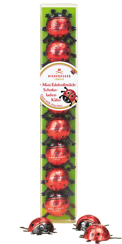 Mini-Edelvollmilch Schokoladenkäfer