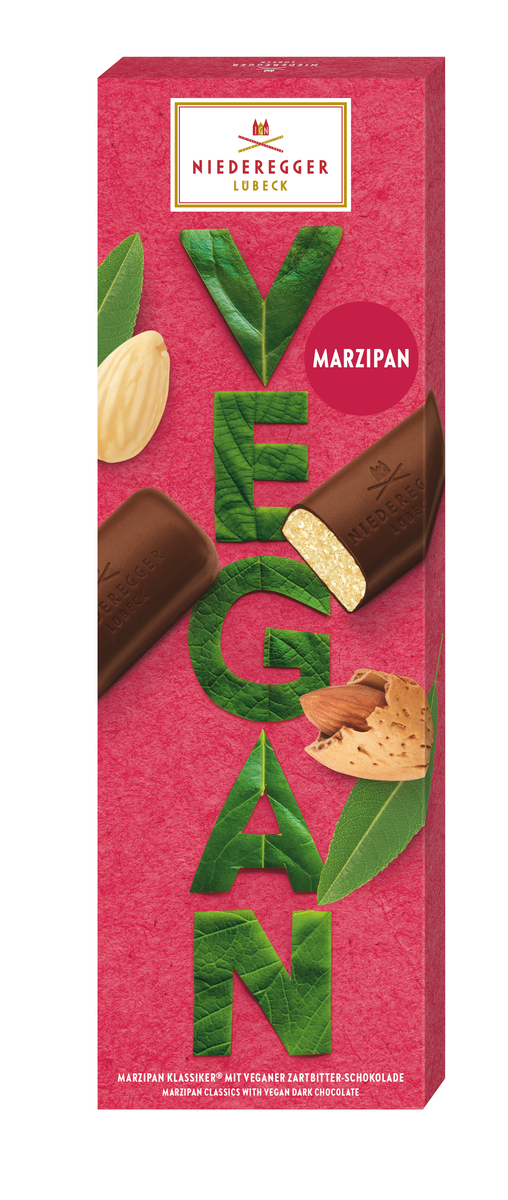 Vegan Marzipan Klassiker Classic, veganes Marzipanprodukt, 100 g, Marzipanmasse mit feiner Textur