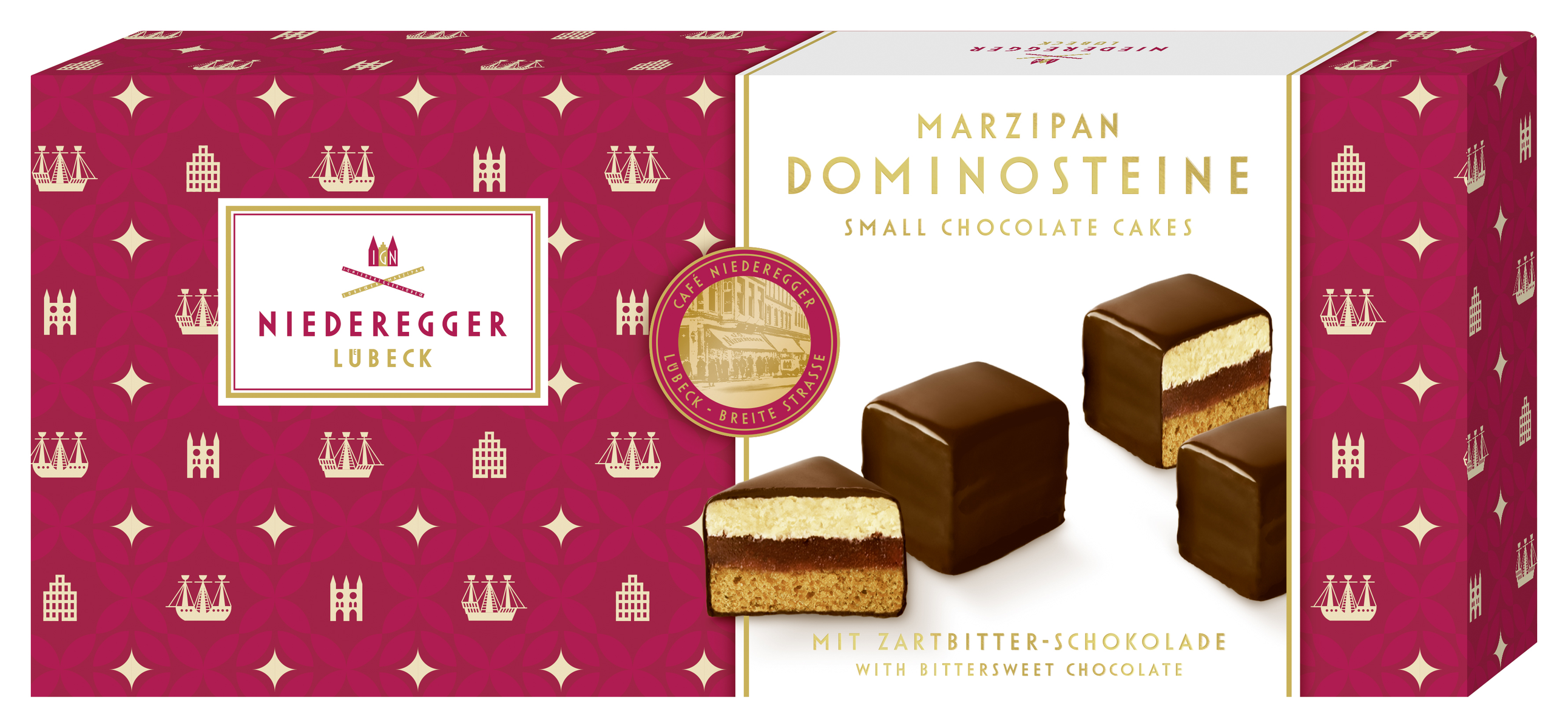 Marzipan Dominosteine