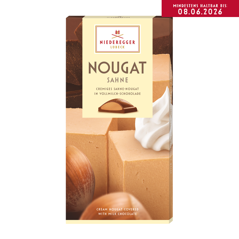 Nougat Tafel »Sahne«