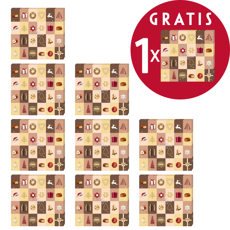 Mini Adventskalender Nougat-Bundle
