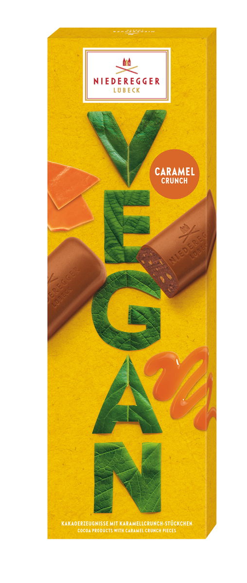 Vegan Chocolate Klassiker Caramel Crunch 100 g Vegan Chocolate Klassiker Caramel Crunch Schokoladentafel, zartbittere Schokolade, 100 g