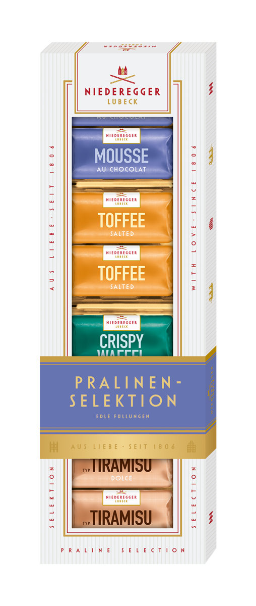 Pralinen-Selektion 4-fach sortiert