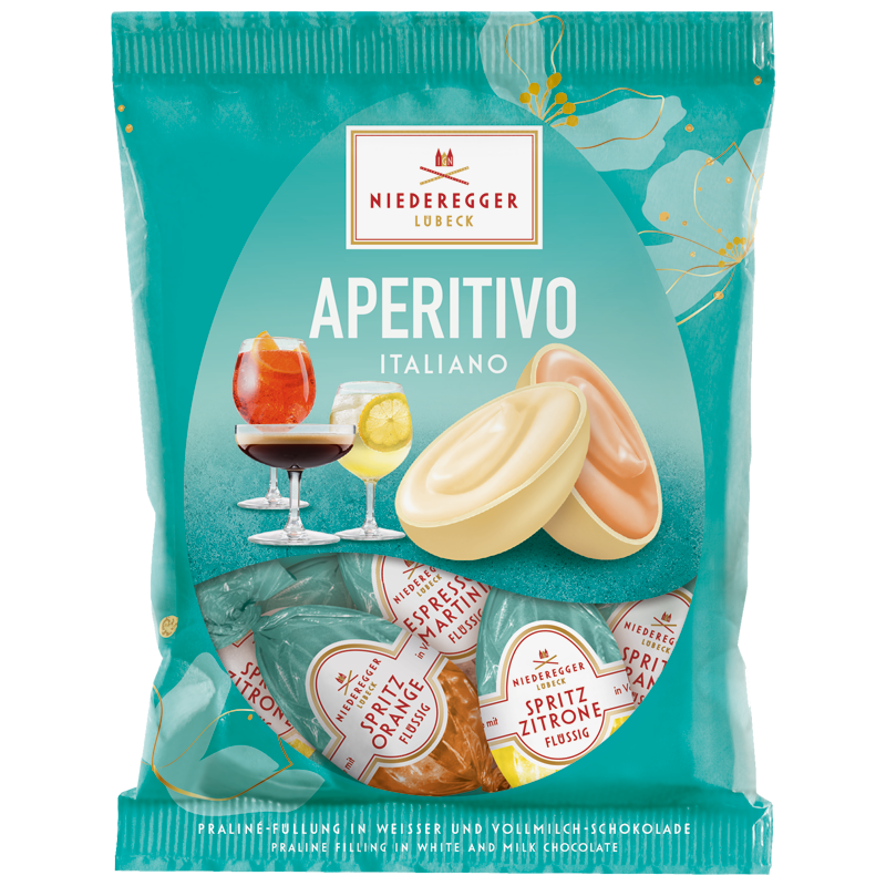 Pralinen Eier Aperitivo Italiano im Beutel